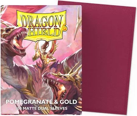 Dragon Shield Dual Matte Sleeves: Pomegranate